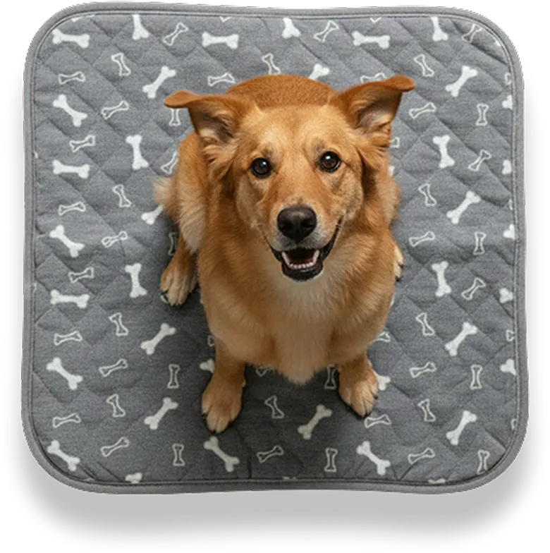 NovaPaw washable pheromone-guided Pup Pad with dog